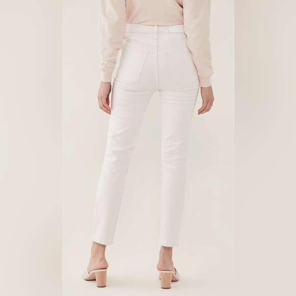 Re/Done White High Rise Skinny Jeans - Size 26 - Picture 9 of 10